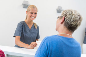 a woman enrolls at in pennsylvania outpatient addiction treatment center programs.