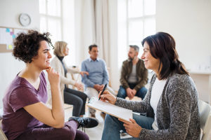 people participate in group therapy at a pennsylvania outpatient substance abuse treatment center